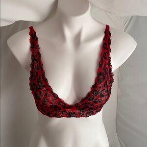 Cosabella Mystic Red Red Animal Pixie bralette S